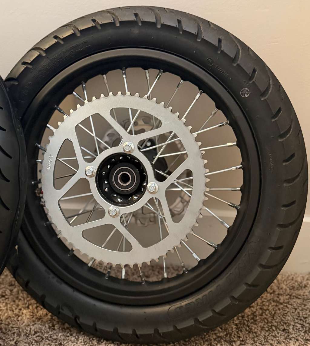 Upgraded 14in Wheels & Street Tires